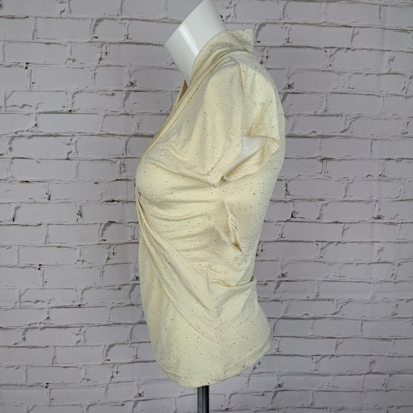 𝅺JOSEPH Ribkoff Twist Front Sparkle Top - Picture 4 of 11